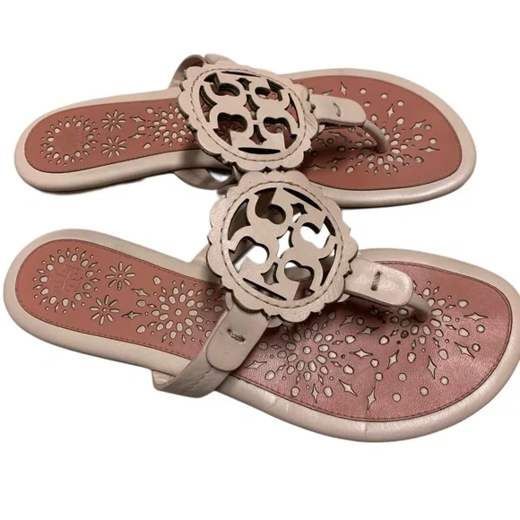 Tory Burch Pink Flip Flops Sandals - Picture 2 of 3